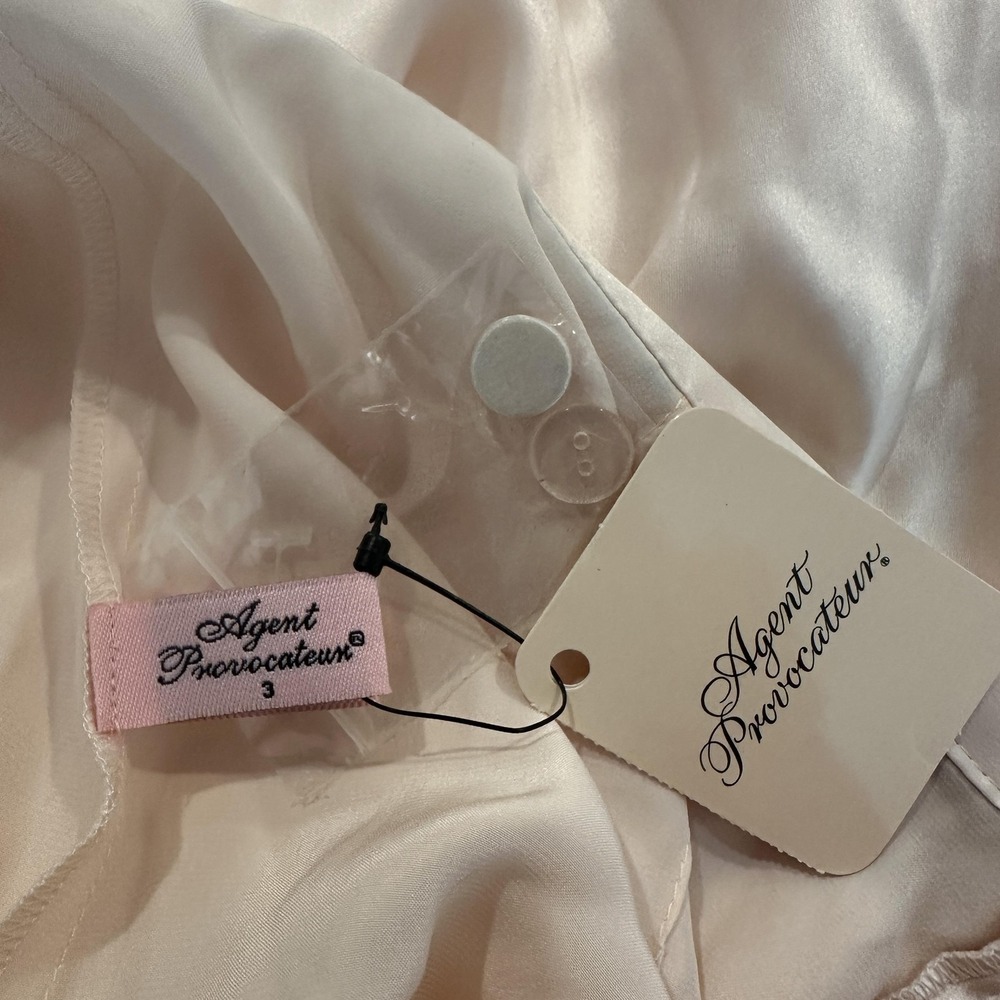 Agent Provocateur Pants Womens 3 Silk Wide Leg Pajama Lounge Knickers Forever - Picture 6 of 8
